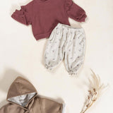 Printed twill trousers - Tones van Play Up | Kids Conceptstore Le Fanfare