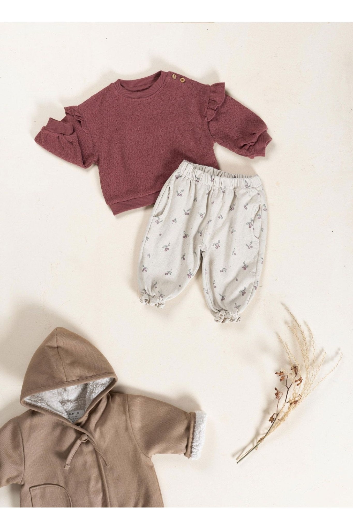 Printed twill trousers - Tones van Play Up | Kids Conceptstore Le Fanfare