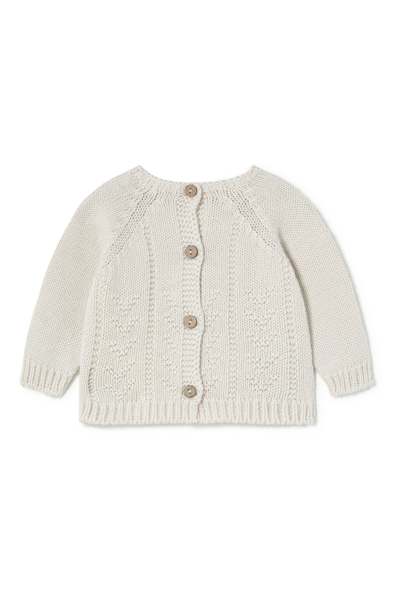 Priya cardigan - cream van Li&me | Kids Conceptstore Le Fanfare