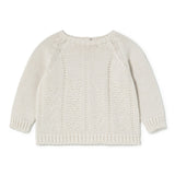 Priya cardigan - cream van Li&me | Kids Conceptstore Le Fanfare