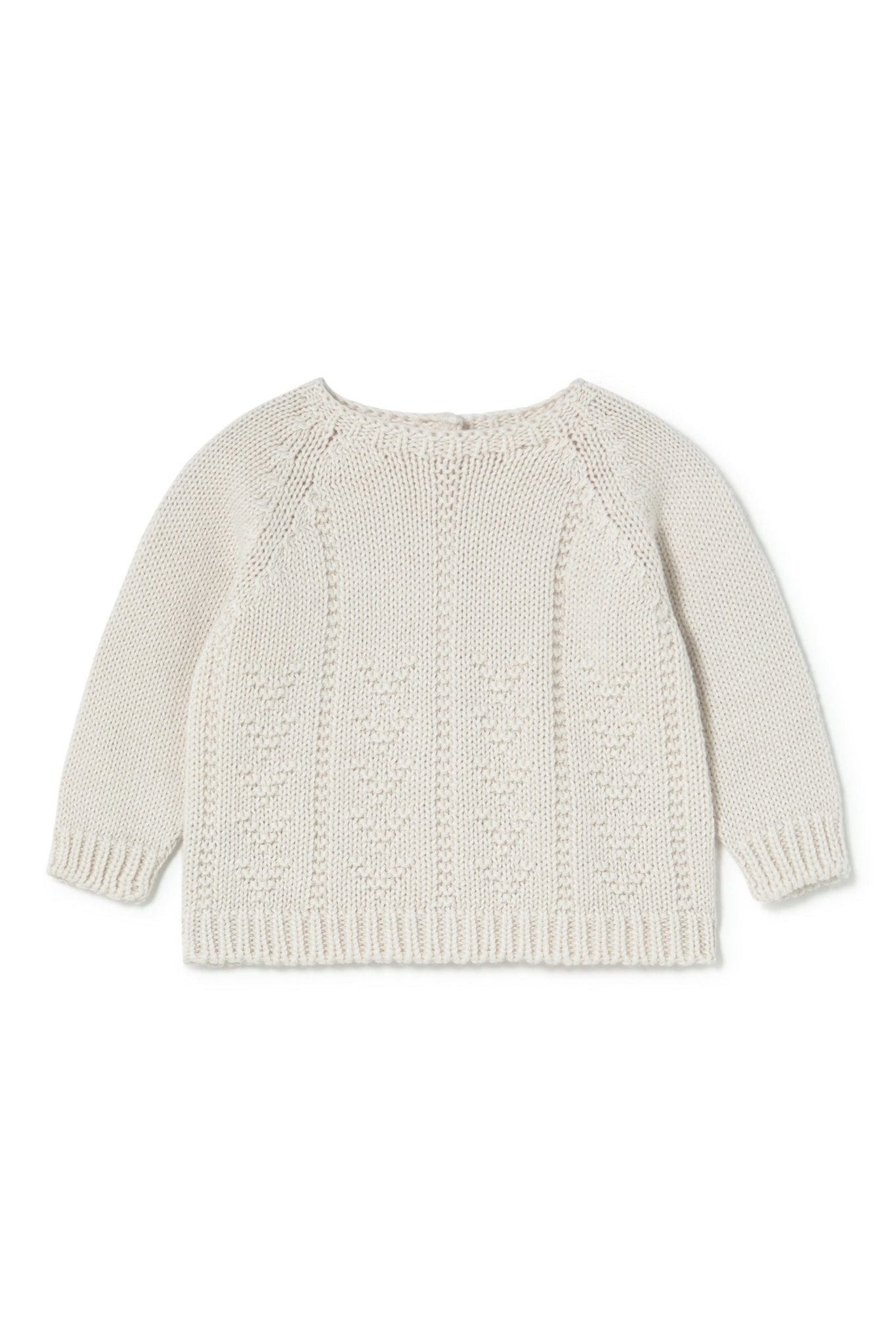 Priya cardigan - cream van Li&me | Kids Conceptstore Le Fanfare