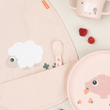 Pull-over bib | Tiny farm - Powder van Done by Deer | Kids Conceptstore Le Fanfare