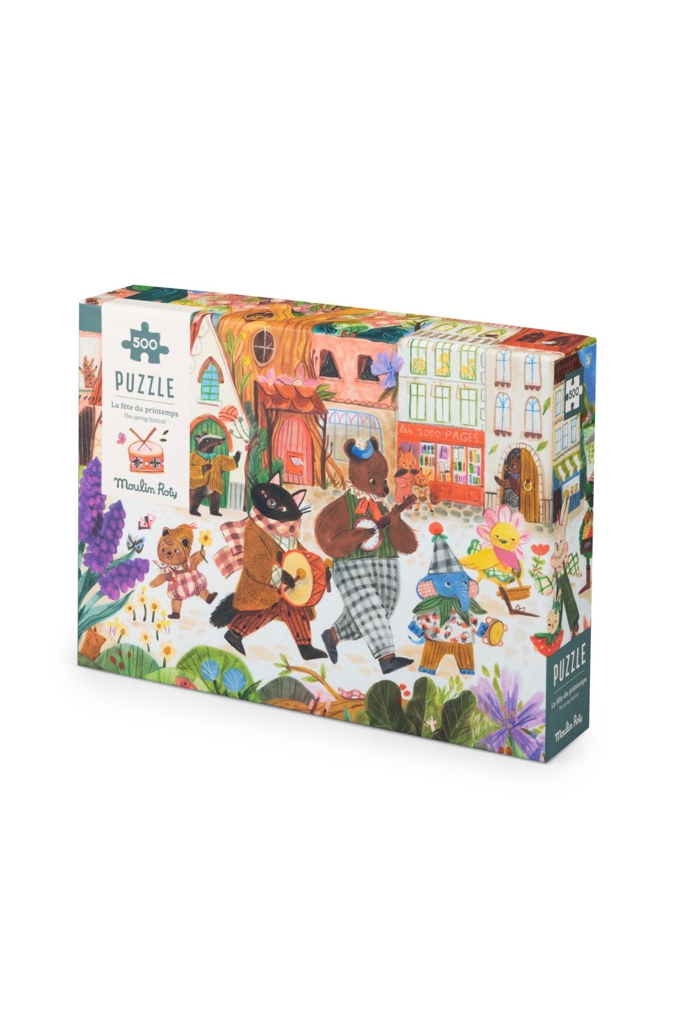 Puzzel (500 st) - Les Minouchkas van Moulin Roty | Kids Conceptstore Le Fanfare