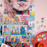 Puzzel Bij de Schmouks (500 st) - Les Schmouks van Moulin Roty | Kids Conceptstore Le Fanfare