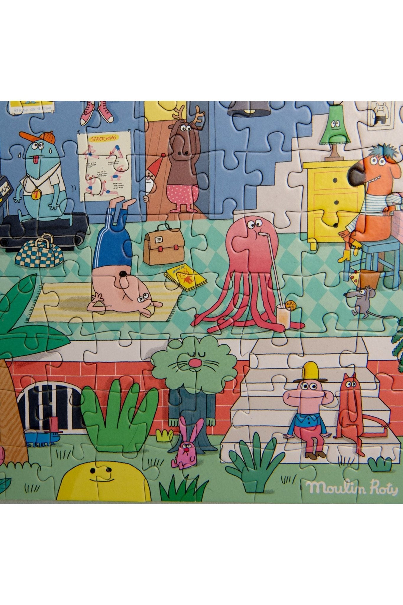 Puzzel Bij de Schmouks (500 st) - Les Schmouks van Moulin Roty | Kids Conceptstore Le Fanfare
