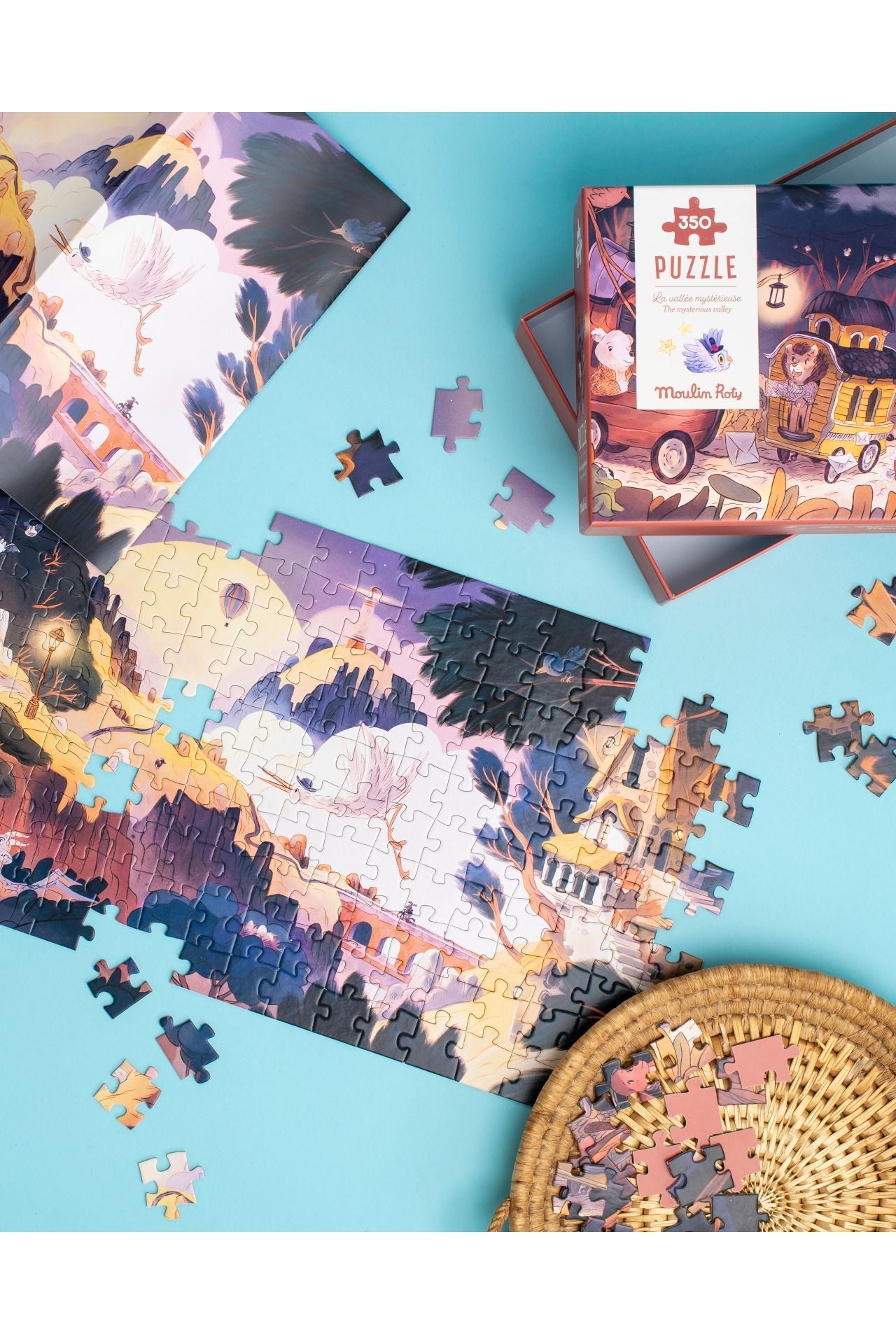 Puzzel De mysterieuze vallei (350 st) - La bande à Jojo van Moulin Roty | Kids Conceptstore Le Fanfare