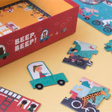 Puzzle - Beep beep! van Londji | Kids Conceptstore Le Fanfare
