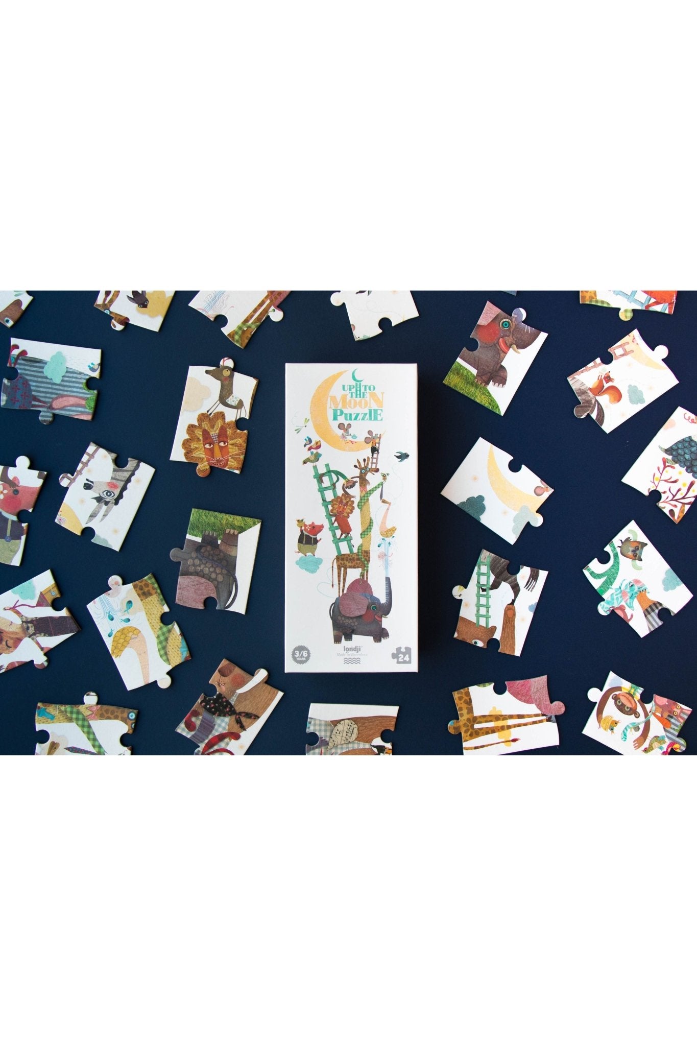 Puzzle - Up to the moon van Londji | Kids Conceptstore Le Fanfare