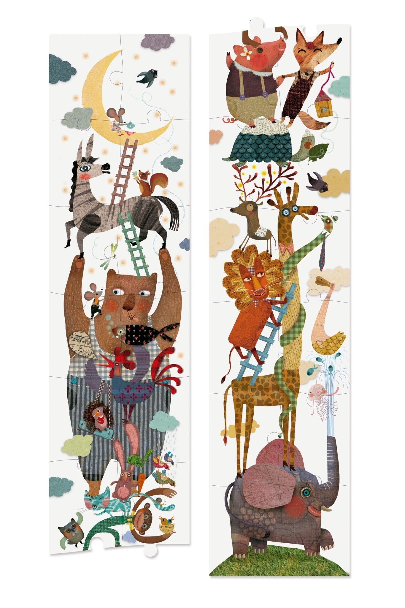 Puzzle - Up to the moon van Londji | Kids Conceptstore Le Fanfare