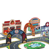 Puzzl'Up Giant - City - 33 pcs van Djeco | Kids Conceptstore Le Fanfare