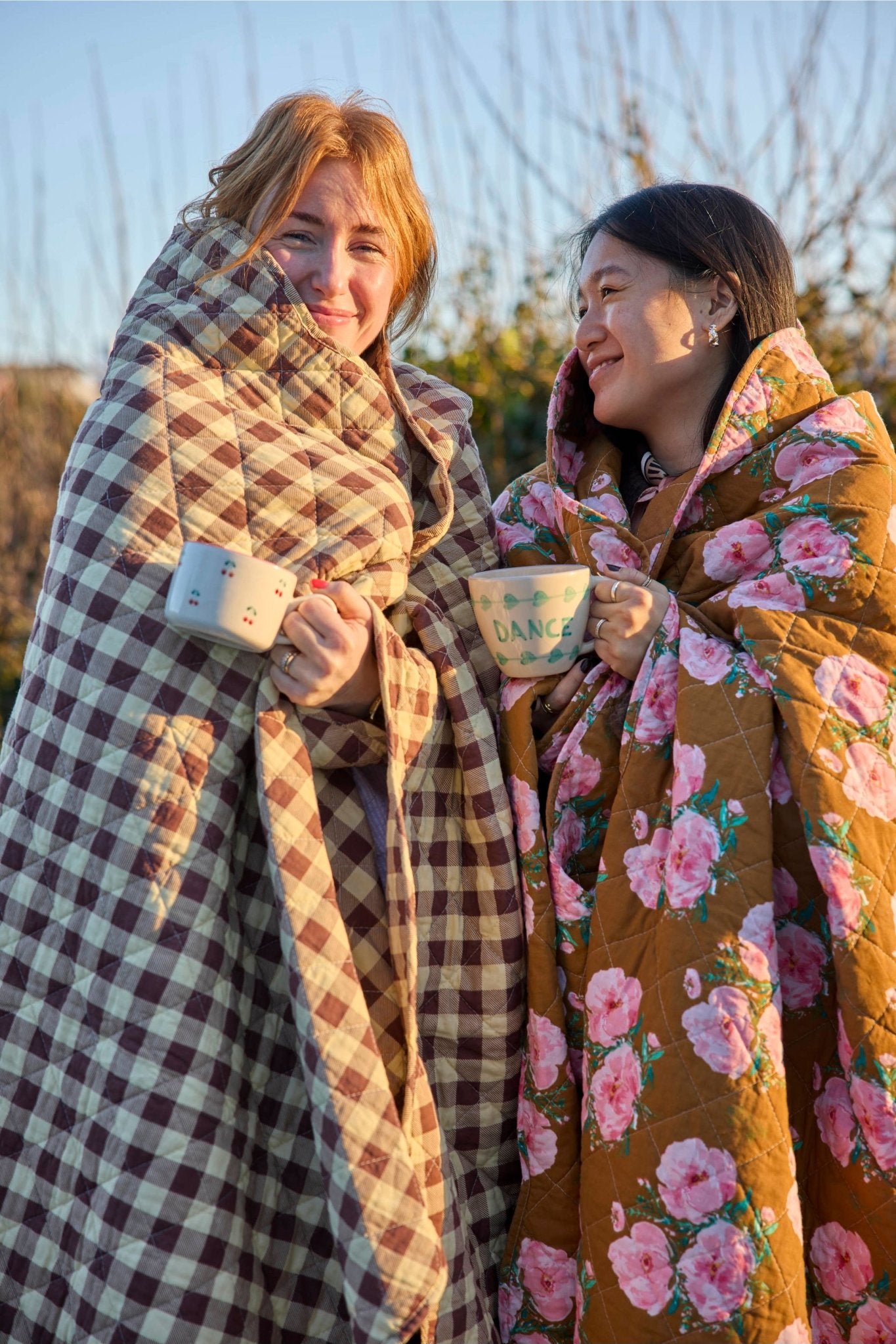 Quilt blanket with Check Me Out print van Rice | Kids Conceptstore Le Fanfare