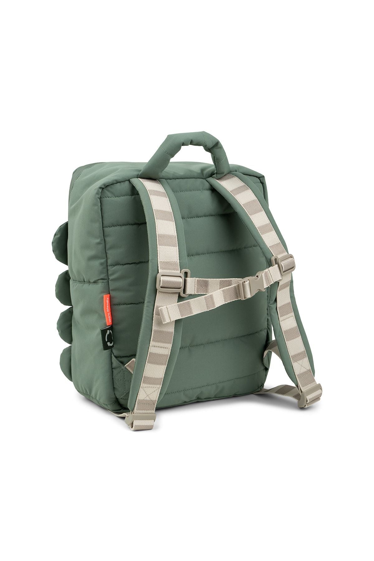 Quilted kids backpack Croco Green van Done by Deer | Kids Conceptstore Le Fanfare