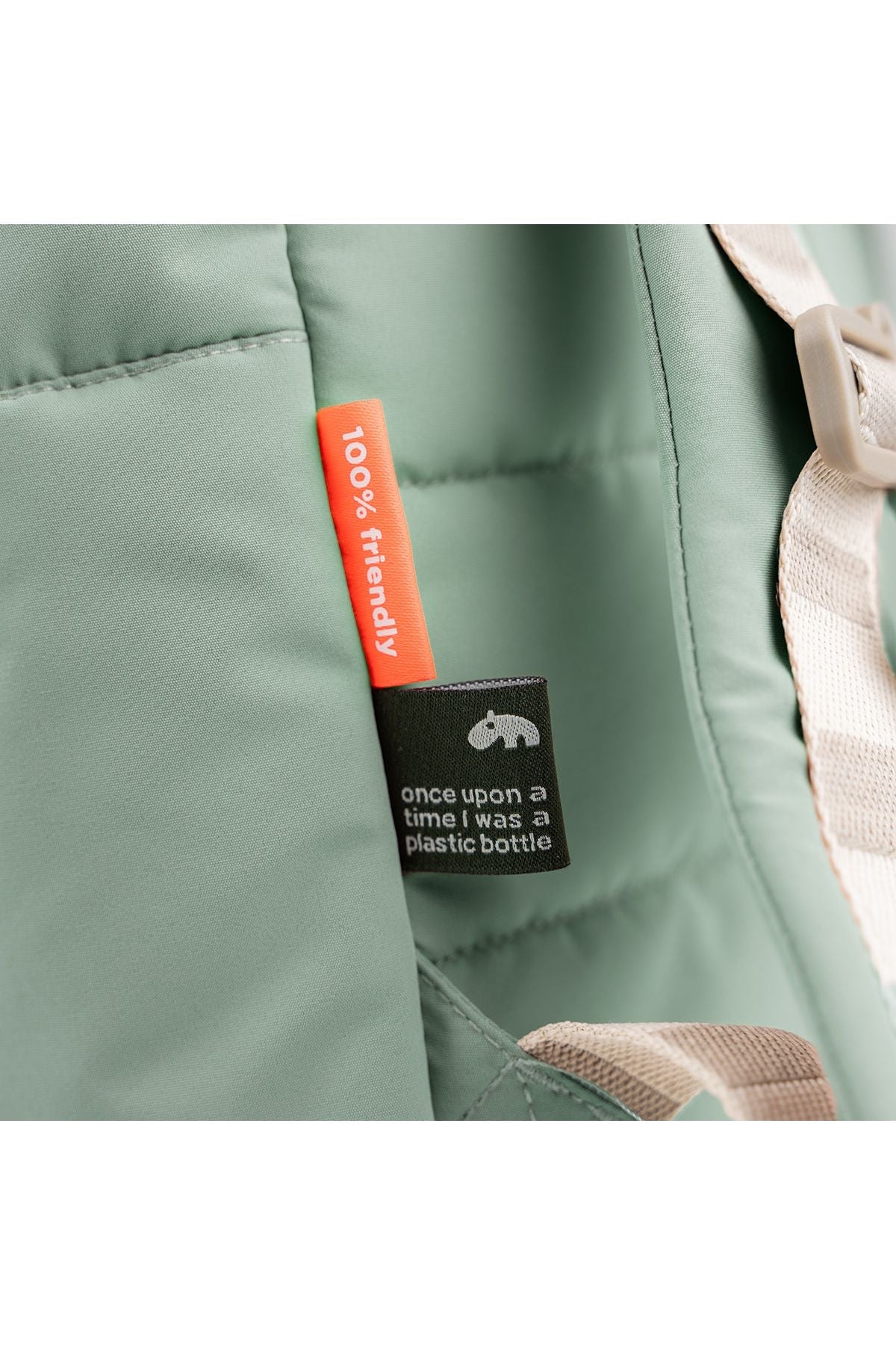 Quilted kids backpack Croco Green van Done by Deer | Kids Conceptstore Le Fanfare