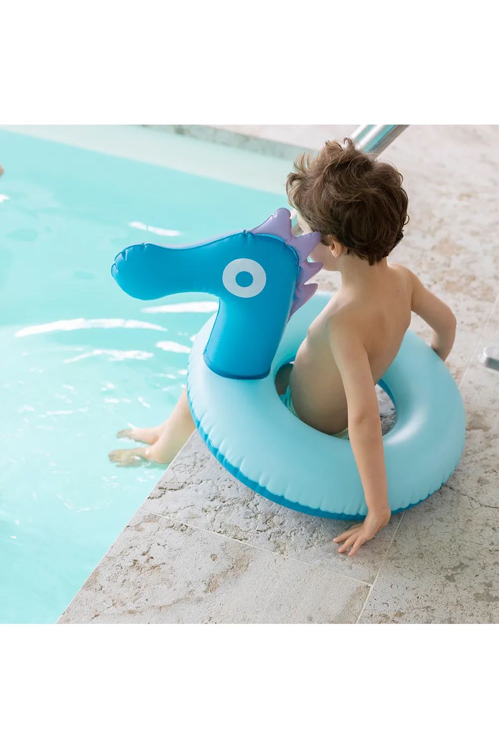 Quut Zwemband zeepaard blauw van QUUT | Kids Conceptstore Le Fanfare
