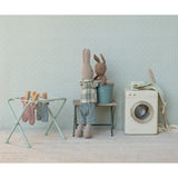 Rabbit, Micro - Brown - Blue knitted suit van Maileg | Kids Conceptstore Le Fanfare