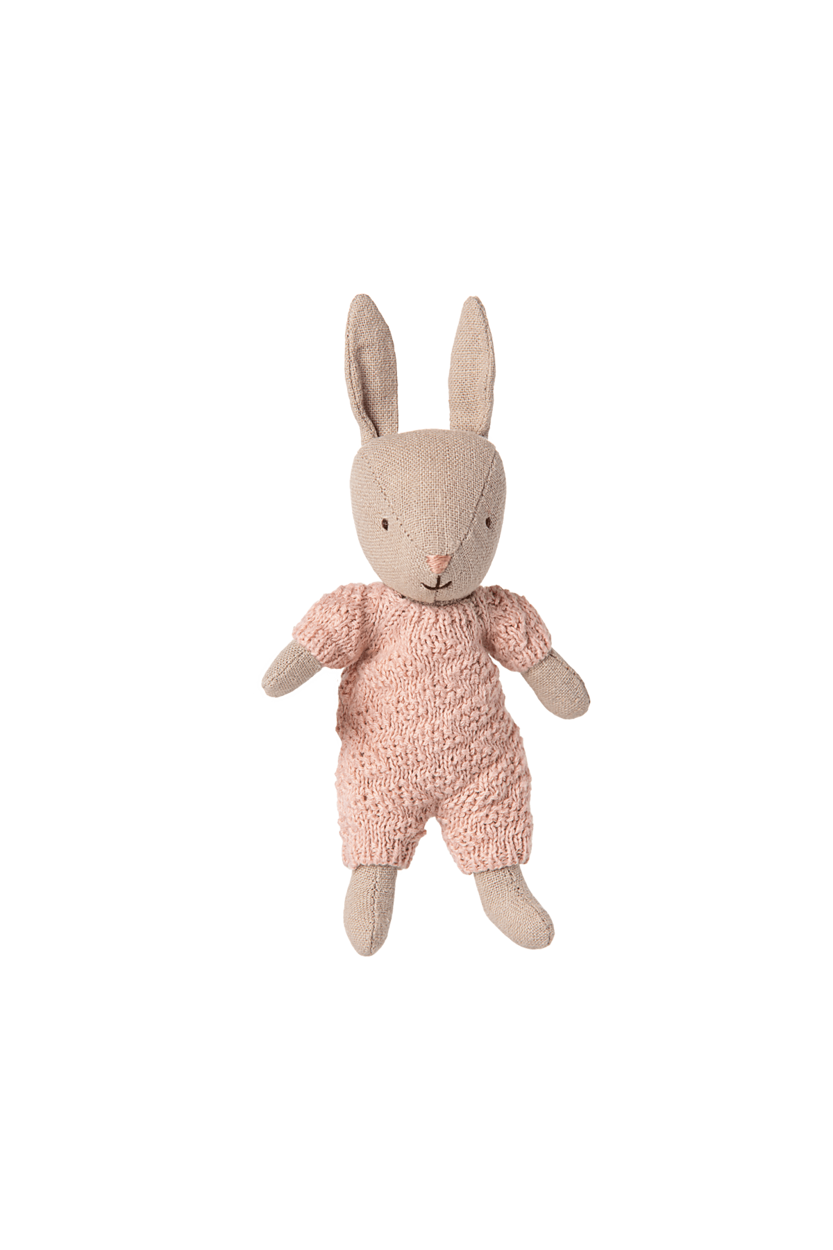 Rabbit, Micro - Sand - Rose knitted suit van Maileg | Kids Conceptstore Le Fanfare
