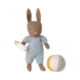 Rabbit set, Micro - Brown - Blue van Maileg | Kids Conceptstore Le Fanfare