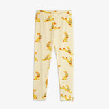 Rabbits aop leggings - Yellow van Mini Rodini | Kids Conceptstore Le Fanfare