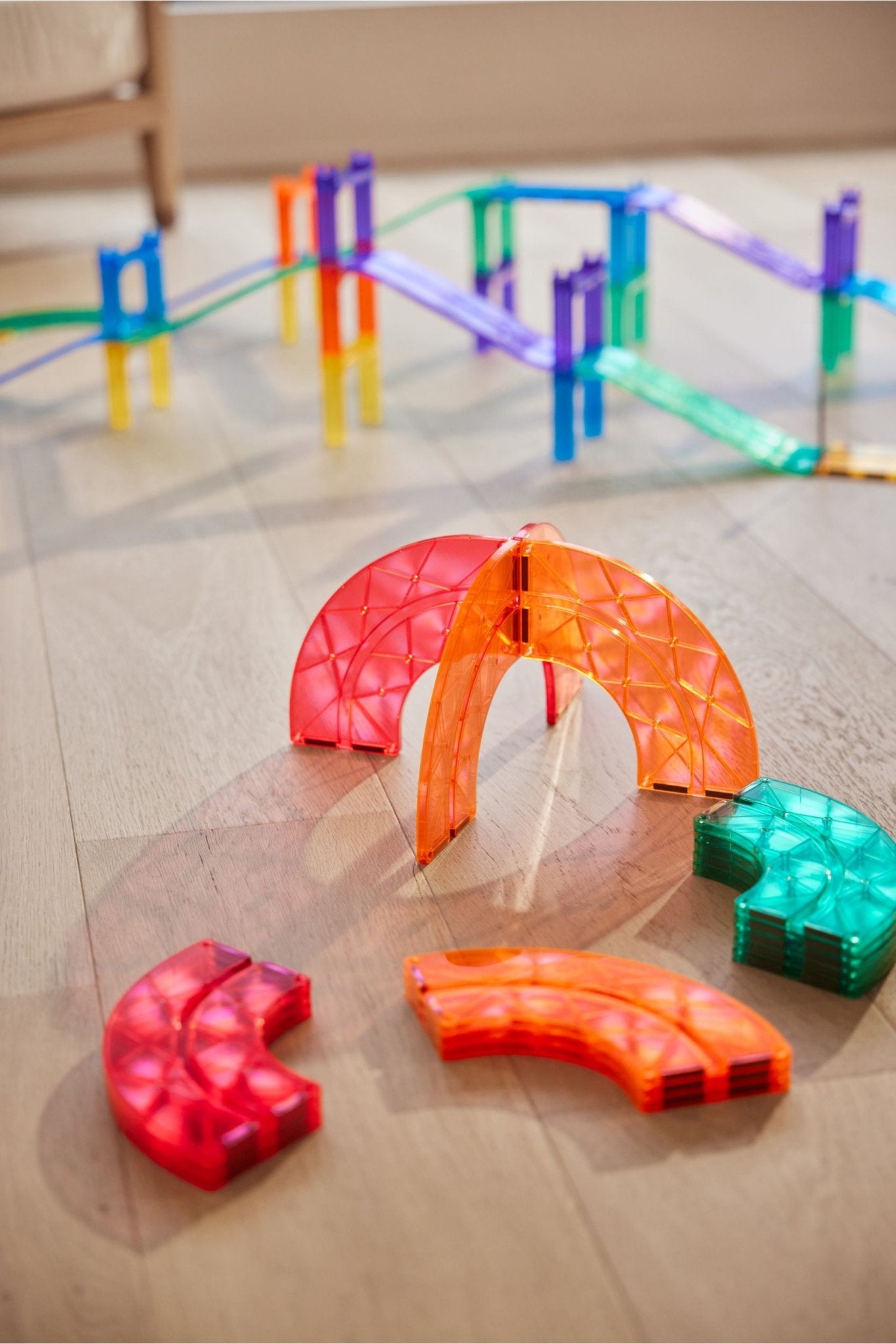Race Track Add-on Curves Intense | 15 Stuks van Cleverclixx | Kids Conceptstore Le Fanfare