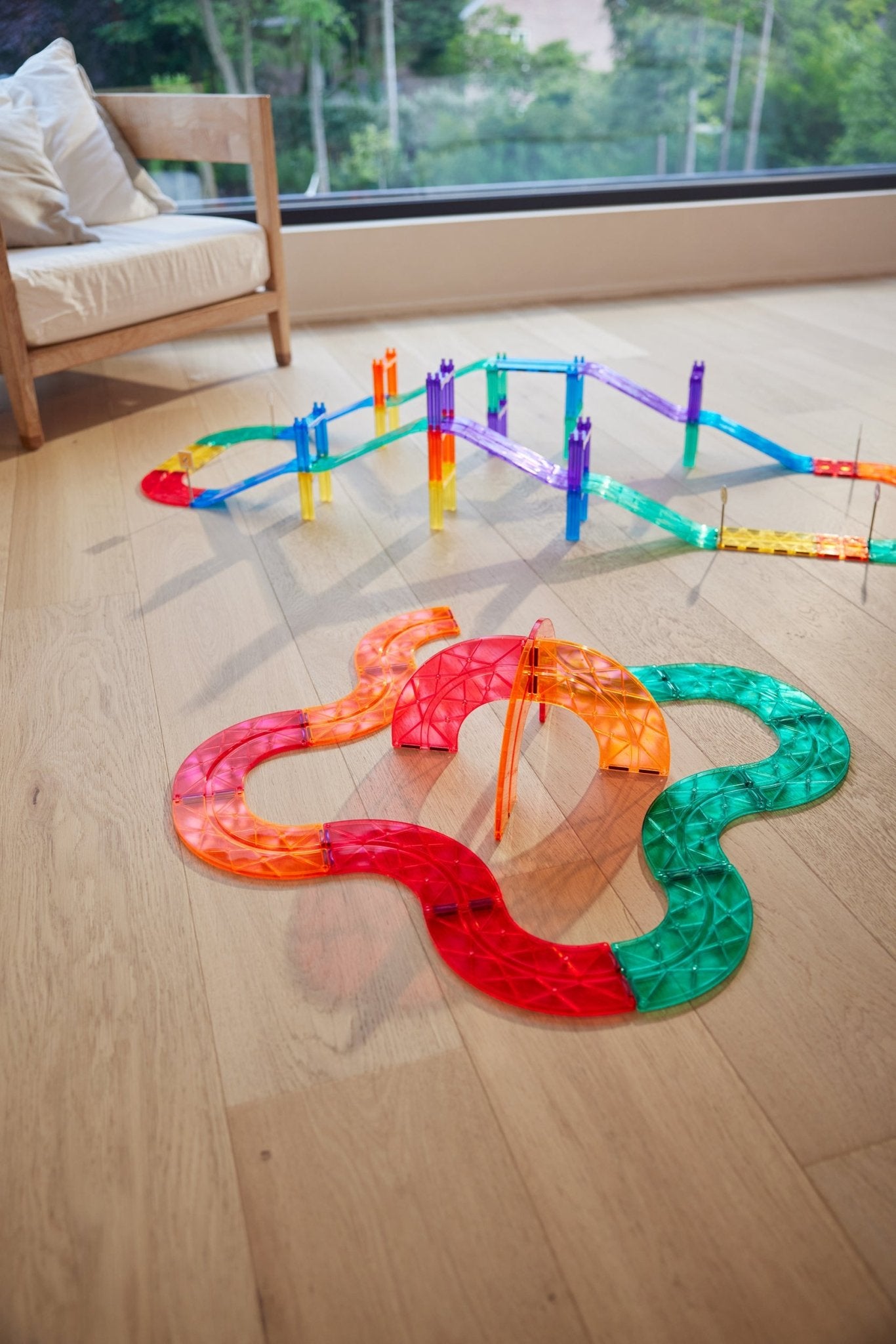 Race Track Add-on Curves Intense | 15 Stuks van Cleverclixx | Kids Conceptstore Le Fanfare