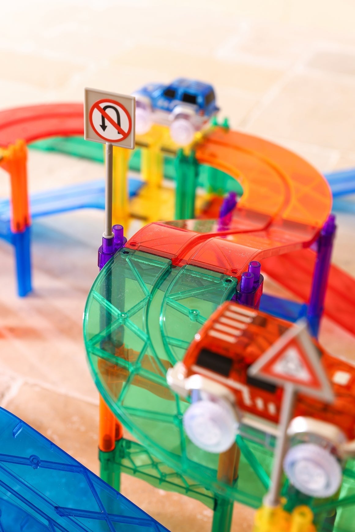 Race Track Auto Rood van Cleverclixx | Kids Conceptstore Le Fanfare