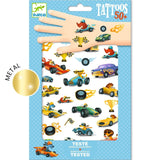 Raceauto’s - Tattoos van Djeco | Kids Conceptstore Le Fanfare