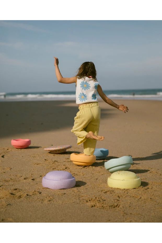 RAINBOW - Set Classic - 6+1 - Pastel - Super Confetti van Stapelstein | Kids Conceptstore Le Fanfare