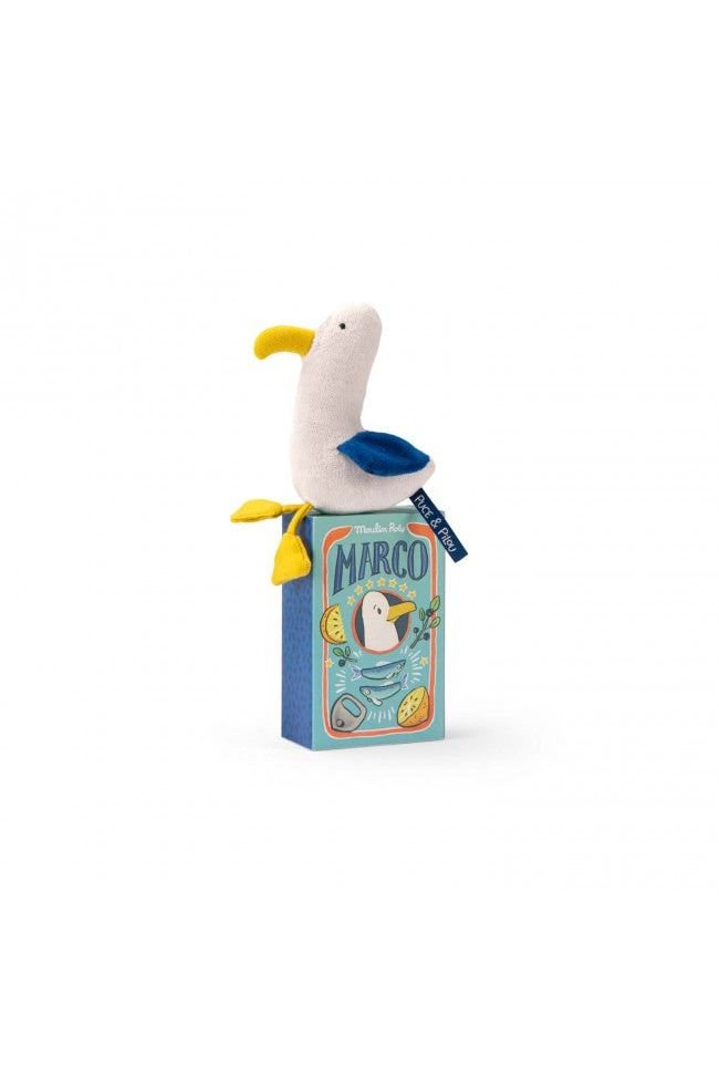 Rammelaar meeuw Marco Puce & Pilou van Moulin Roty | Kids Conceptstore Le Fanfare