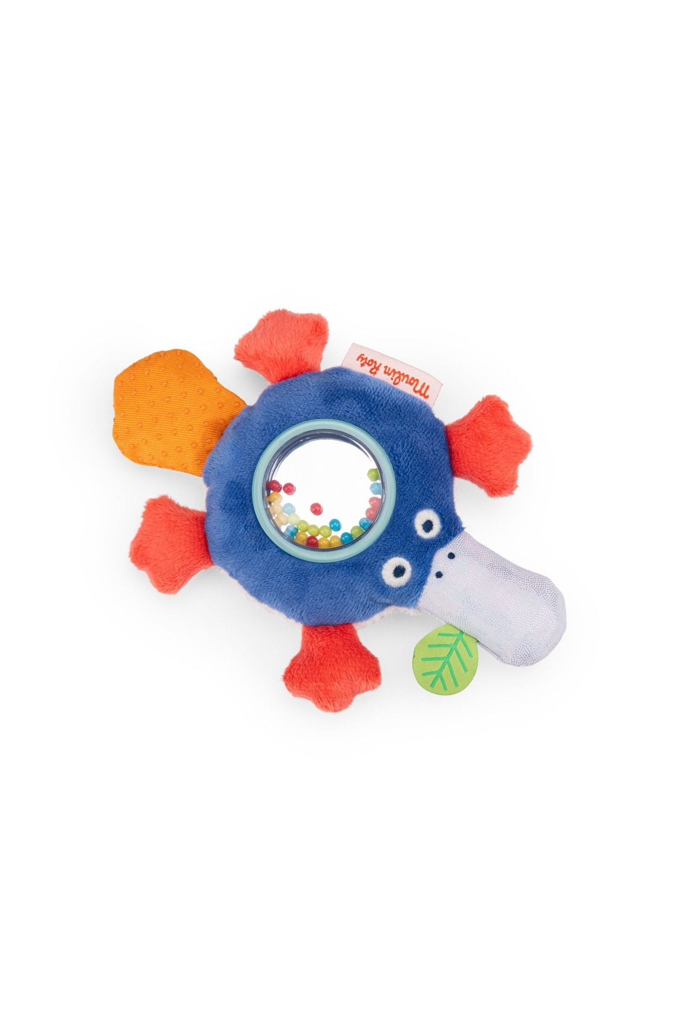 Rammelaar vogelbekdier - La mare aux grenouilles van Moulin Roty | Kids Conceptstore Le Fanfare