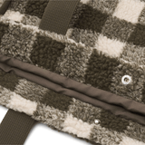 Reed Totebag - Check Army Brown / Dark Sandy van Liewood | Kids Conceptstore Le Fanfare
