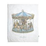 Reversible Quilt - Hot Air Ballon / Carousel Blue van Atelier Choux | Kids Conceptstore Le Fanfare