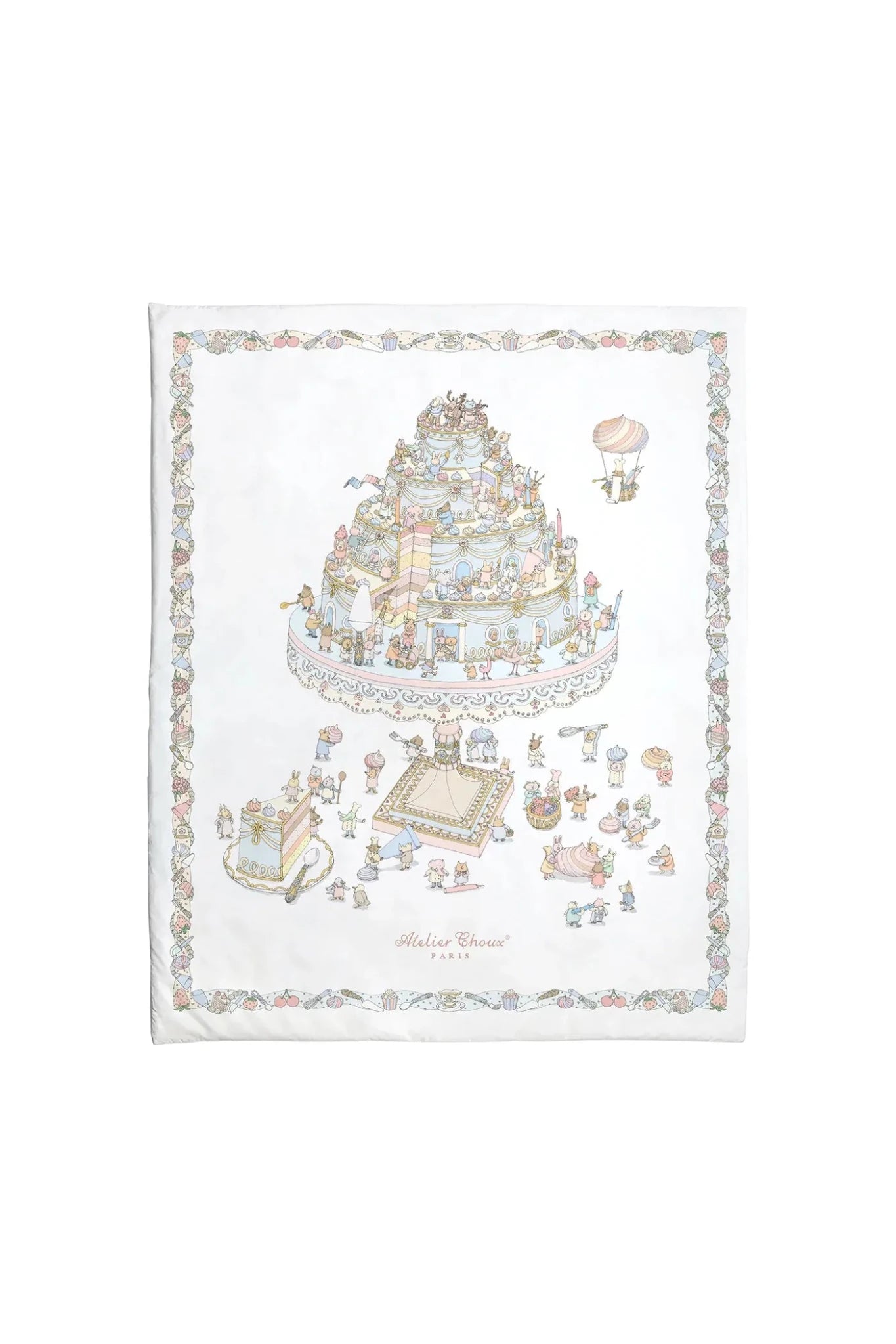 Reversible Quilt - Le Gateau / Chateau Choux van Atelier Choux | Kids Conceptstore Le Fanfare