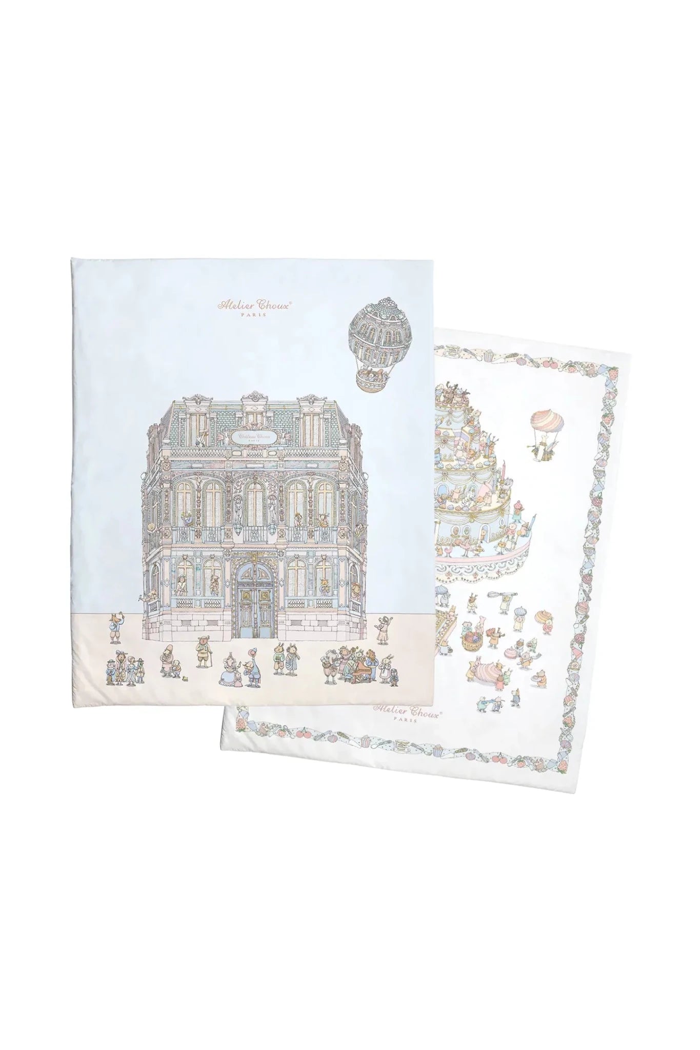 Reversible Quilt - Le Gateau / Chateau Choux van Atelier Choux | Kids Conceptstore Le Fanfare