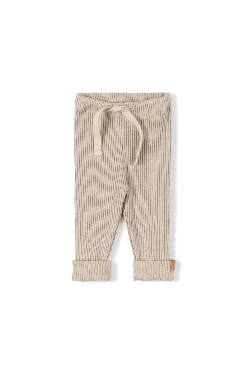 Rib Legging - Beige van Nixnut | Kids Conceptstore Le Fanfare