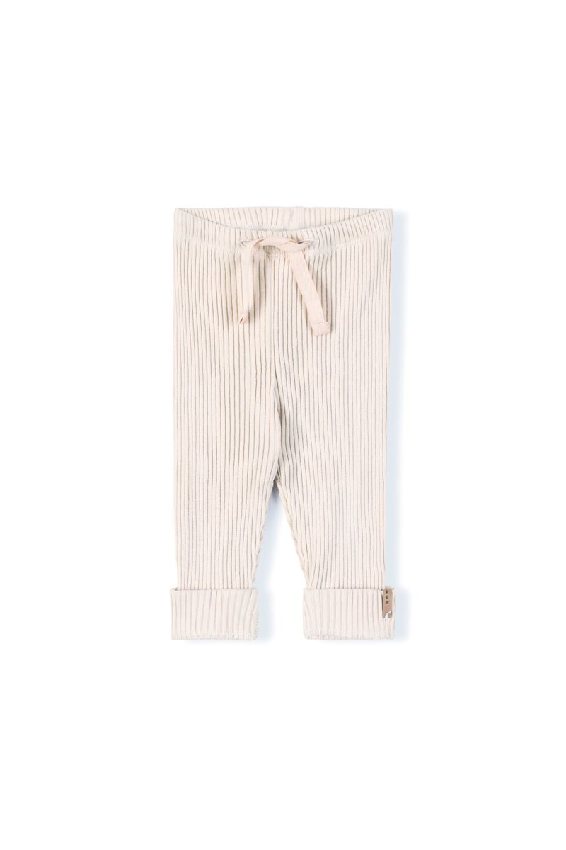 Rib Legging - Cream van Nixnut | Kids Conceptstore Le Fanfare