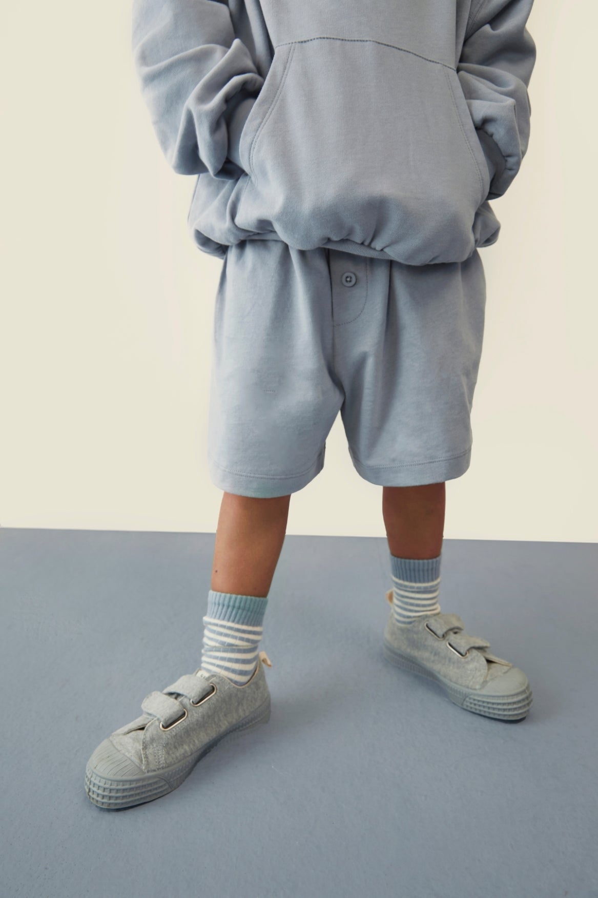 Ribbed Socks | 2-pack | Stone Gray - Cream van Gray Label | Kids Conceptstore Le Fanfare