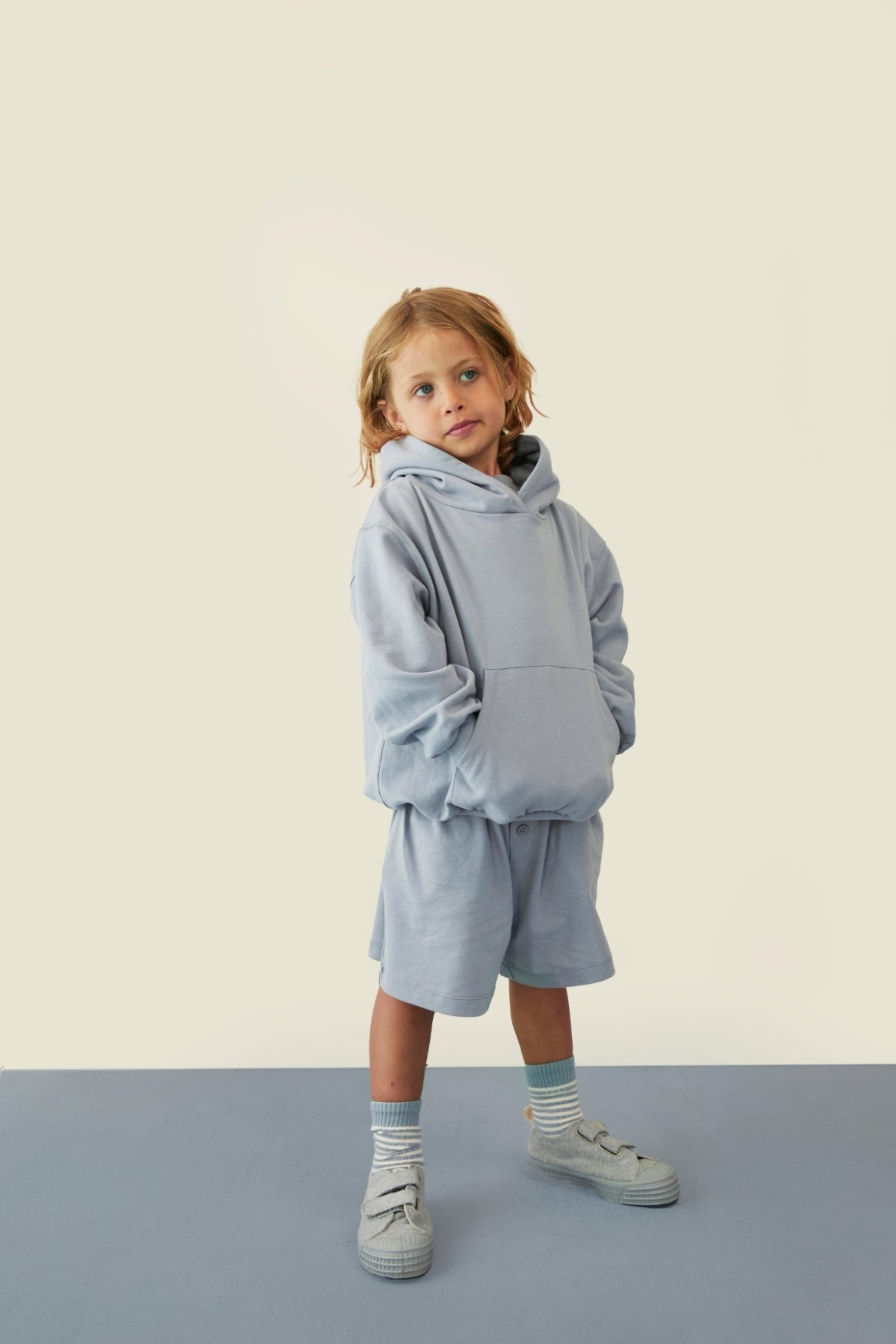 Ribbed Socks | 2-pack | Stone Gray - Cream van Gray Label | Kids Conceptstore Le Fanfare