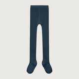 Ribbed Tights - Blue Grey van Gray Label | Kids Conceptstore Le Fanfare