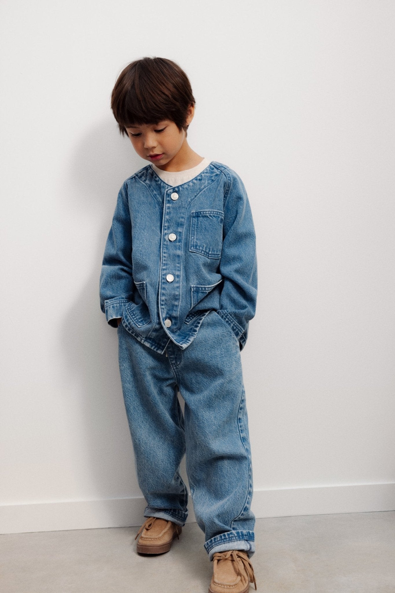 Ridge Denim Trouser van The New Society | Kids Conceptstore Le Fanfare