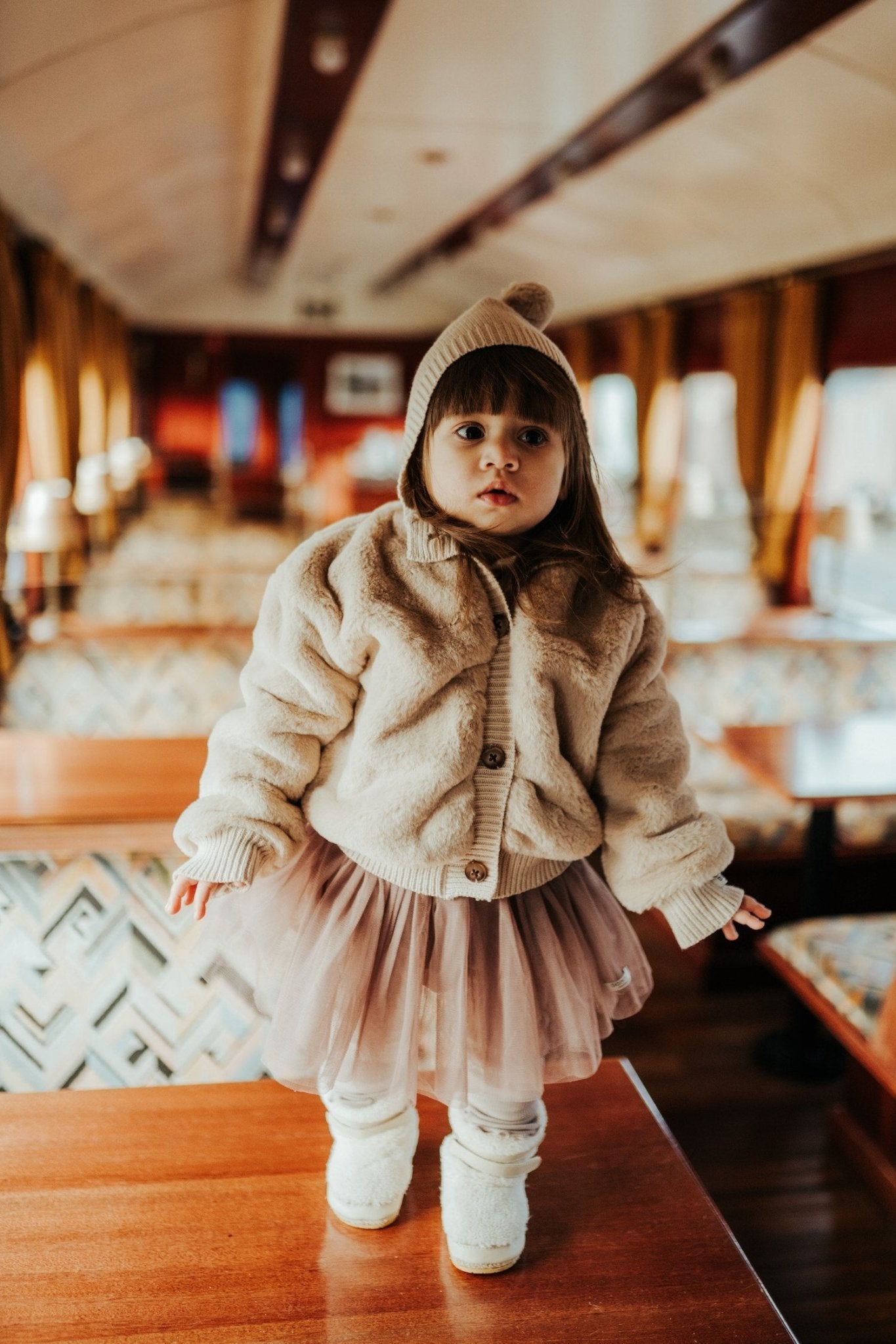 Rieta Skirt - Light Coral van Donsje Amsterdam | Kids Conceptstore Le Fanfare