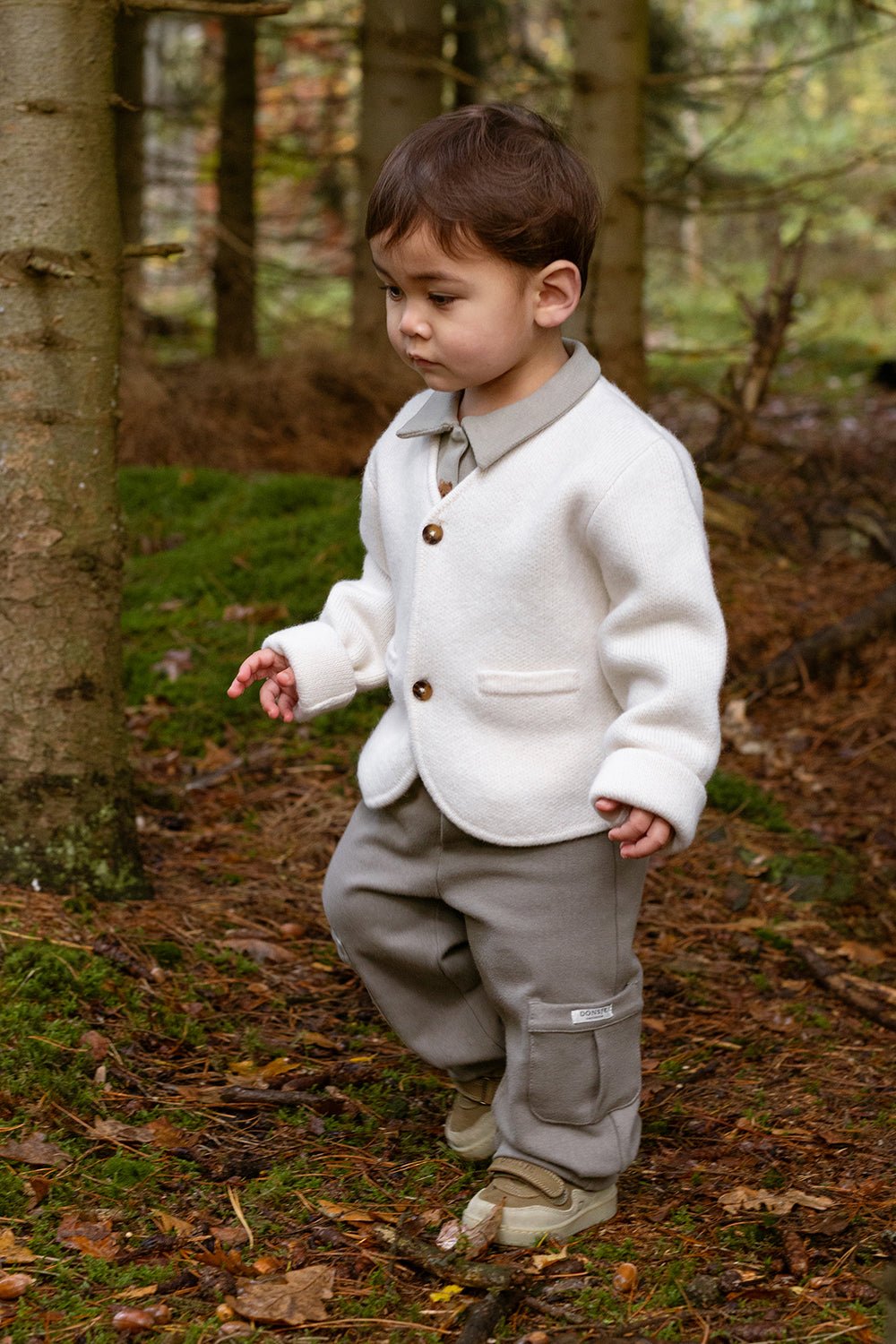 Rinus Trousers - Dusty Brown van Donsje Amsterdam | Kids Conceptstore Le Fanfare