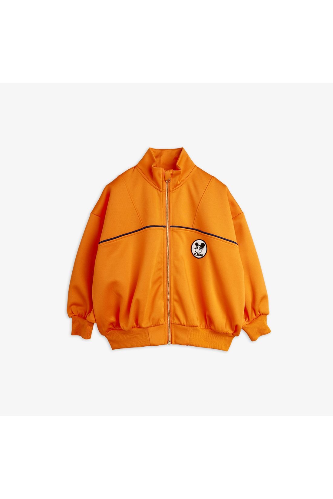 Ritzratz patch tracksuit jacket - Orange van Mini Rodini | Kids Conceptstore Le Fanfare