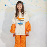 Ritzratz patch trousers - Orange van Mini Rodini | Kids Conceptstore Le Fanfare