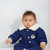 Ritzratz quilted baby overall - Blue van Mini Rodini | Kids Conceptstore Le Fanfare