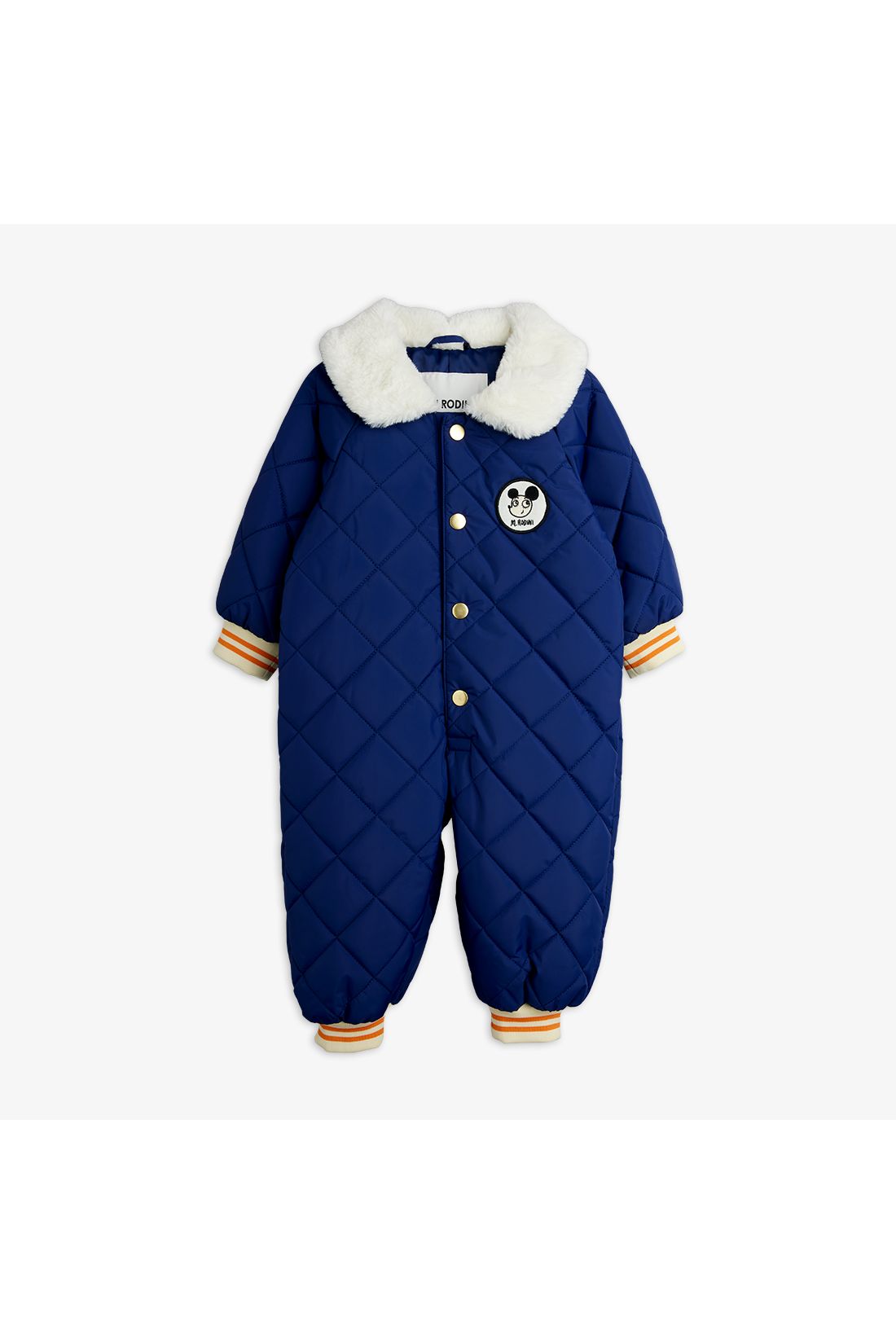 Ritzratz quilted baby overall - Blue van Mini Rodini | Kids Conceptstore Le Fanfare