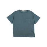 BB Pocket Linen T-Shirt Blue Teal