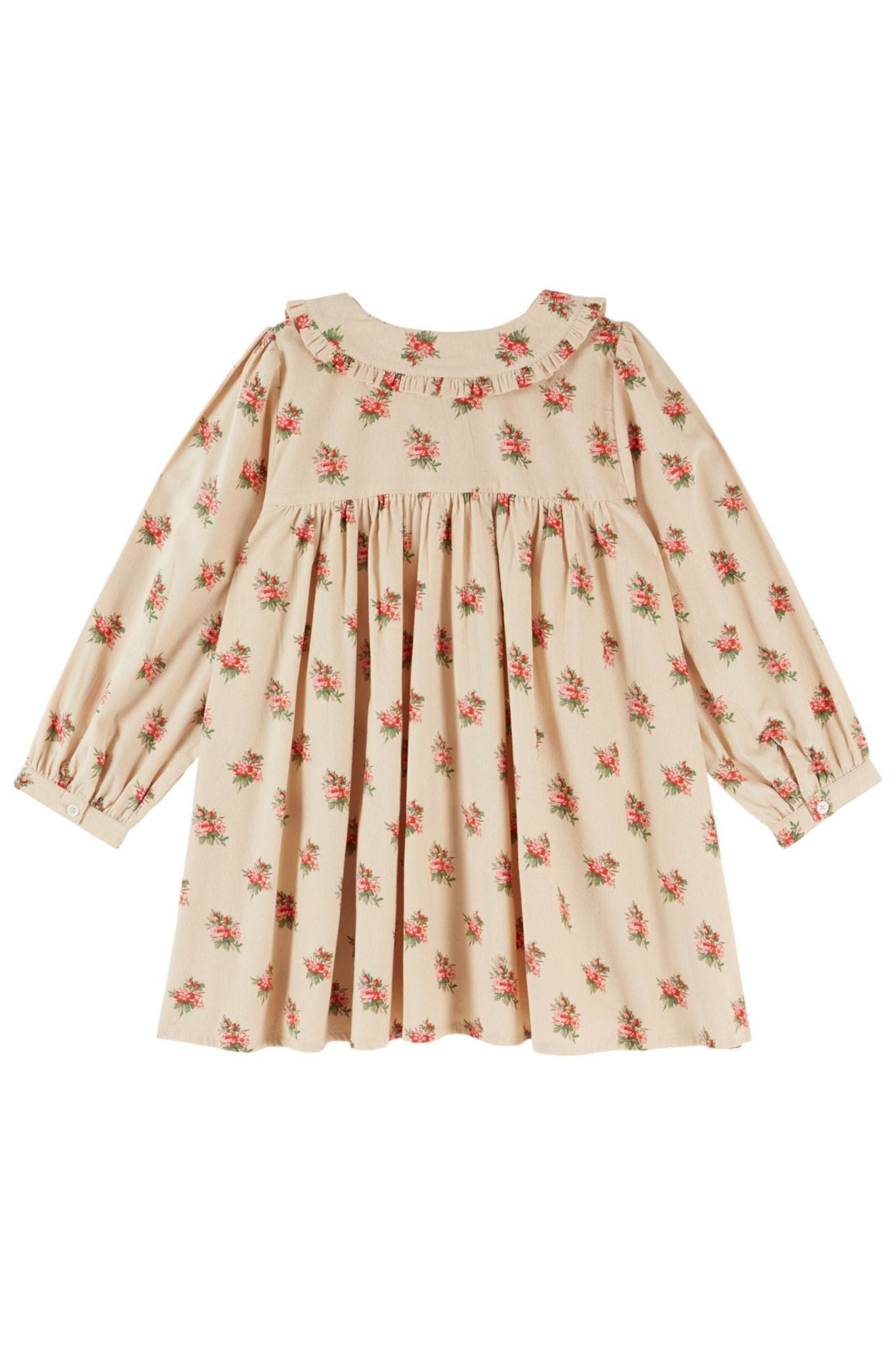 Robe ample col volant - Fleurs des bois van Emile et Ida | Kids Conceptstore Le Fanfare