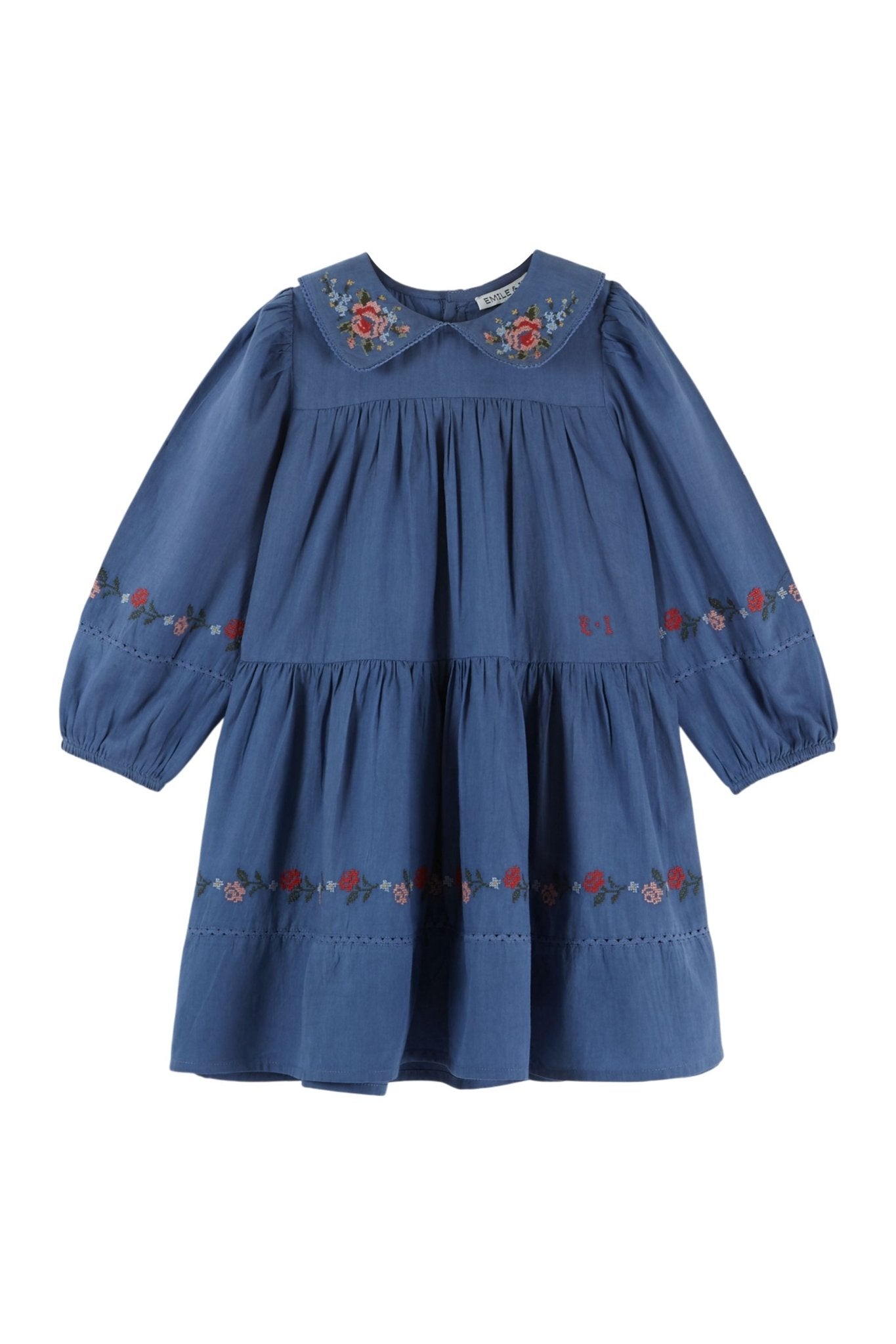 Robe point de croix - Ocean van Emile et Ida | Kids Conceptstore Le Fanfare