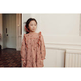Robe vichy volant/broderie - Vichy broderie van Emile et Ida | Kids Conceptstore Le Fanfare