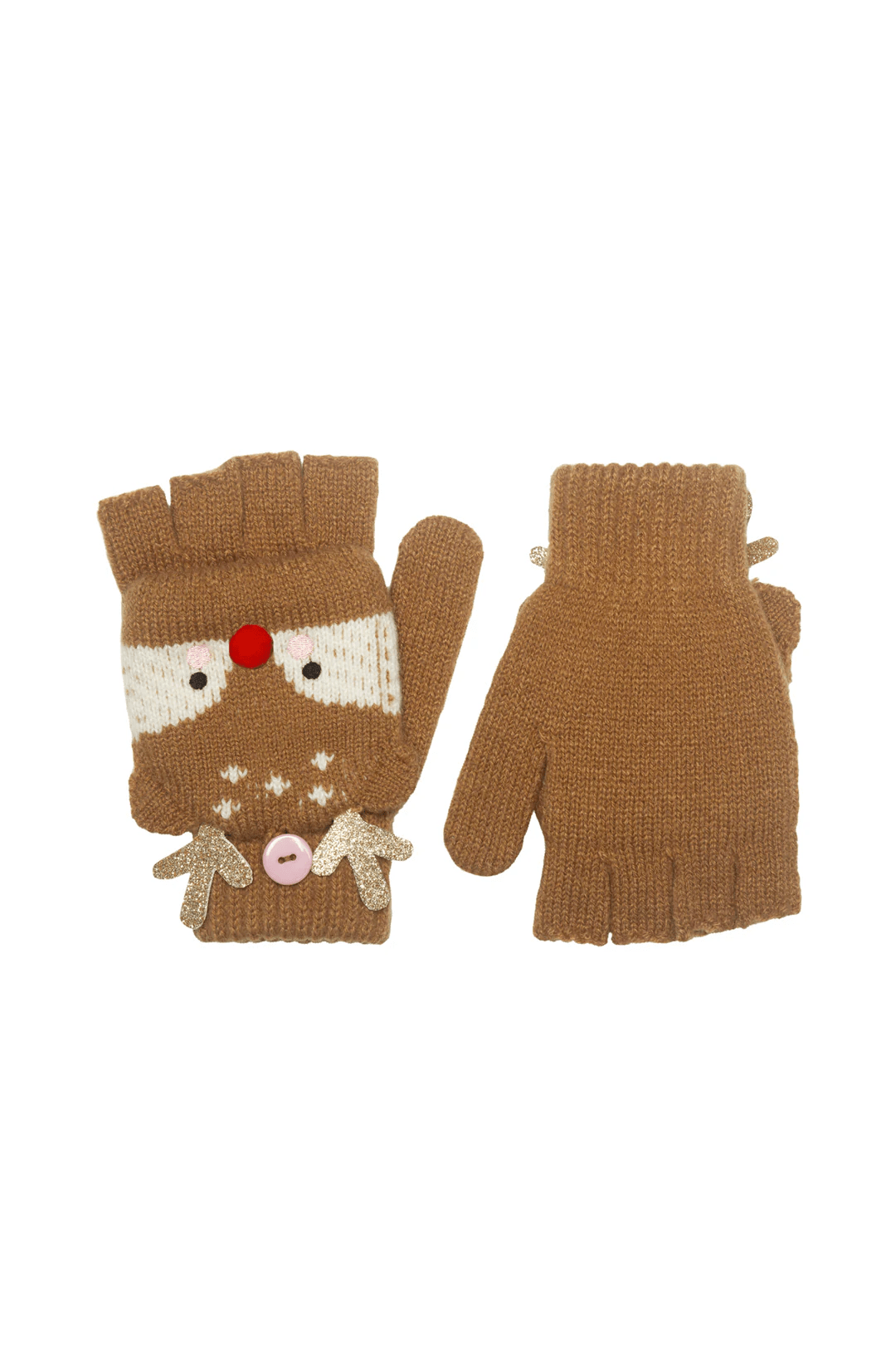 Rockahula Little Reindeer Knitted Gloves van Rockahula | Kids Conceptstore Le Fanfare